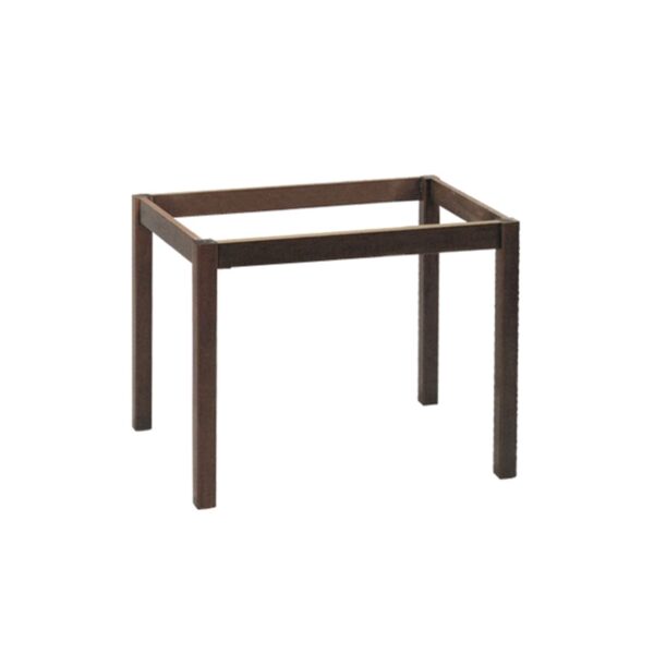 ΚΑΦΕΝΕΙΟΥ Βάση Τραπεζιού Οξιά Λυόμενη για Επιφάνεια 70x110cm Βαφή Εμποτισμού Καρυδί 59x99x73cm - Image 4