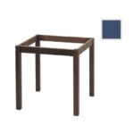 ΚΑΦΕΝΕΙΟΥ Βάση Τραπεζιού Οξιά Λυόμενη για Επιφάνεια 80x80cm, Βαφή Εμποτισμού Ανιλίνη Μπλε 69x69x73cm - Image 4