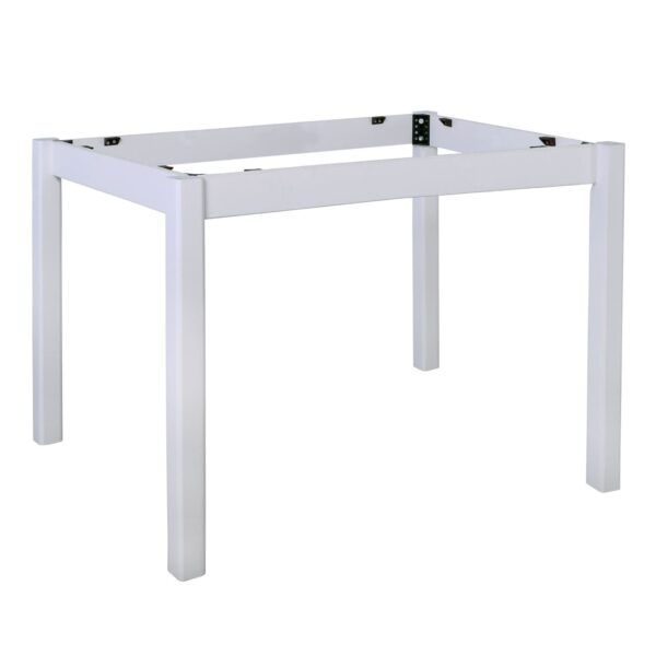 ΚΑΦΕΝΕΙΟΥ Βάση Τραπεζιού Οξιά Λυόμενη για Επιφάνεια 80x120cm Βαφή Εμποτισμού Λάκα Άσπρο 69x109x73cm - Image 5