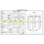 ΤΑΒΕΡΝΑΣ Σκαμπό Βοηθητικό, Οξιά Εμποτισμός Λάκα Άσπρο, Κάθισμα Ψάθα 35x35x50cm - Image 6