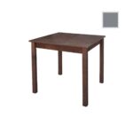 Ταβέρνας Τραπέζι Λυόμενο Οξιά - Κόντρα Πλακέ, Βαφή Εμποτισμού Λάκα Γκρι 70x70x75cm - Image 4