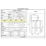 ΣΙΦΝΟΣ Σκαμπό BAR με Πλάτη, Οξιά Βαφή Εμποτισμός Καρυδί, Κάθισμα Pu Μαύρο 36x37x78/107cm - Image 6
