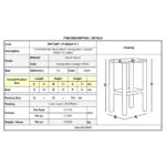 ΤΑΒΕΡΝΑΣ Σκαμπό BAR, Οξιά Βαφή Εμποτισμός Λάκα Άσπρο, Κάθισμα Pu Μαύρο 35x35x81cm - Image 6