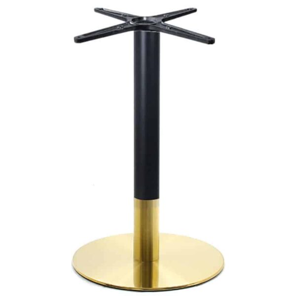 RIVA Βάση Τραπεζιού Gold Inox #201 - Black / 11,70 Kg Φ45 H.72cm - Image 3