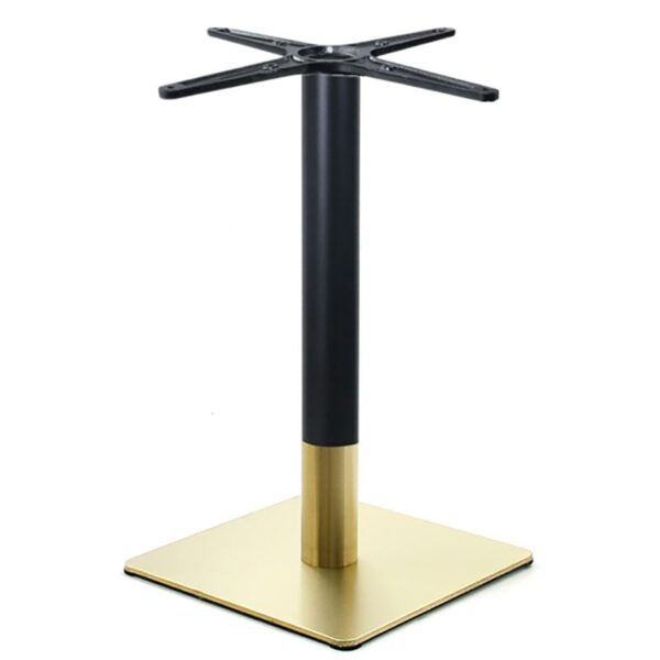 RIVA Βάση Τραπεζιού Gold Inox #201 - Black (14,50 kg) 45x45cm H.72cm - Image 3