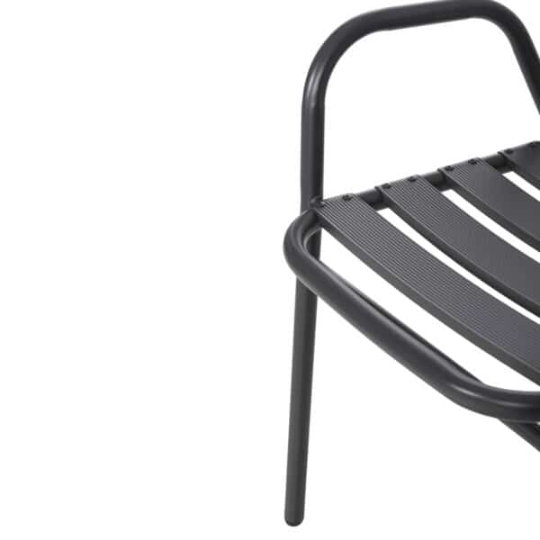 ΣΕΤ ΤΡΑΠΕΖΑΡΙΑΣ 5ΤΜΧ ADAM HM21219 ΚΑΡΕΚΛΕΣ ΜΕΤΑΛΛΙΚΕΣ & ΤΡΑΠΕΖΙ 110x60 ΓΚΡΙ - Image 5