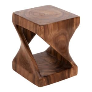 ΣΚΑΜΠΟ GEBO HM9754.11 ΤΕΤΡΑΓΩΝΟ--ΞΥΛΟ SUAR ΣΕ ΚΑΡΥΔΙ 35x35x46.5Yεκ.