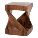 ΣΚΑΜΠΟ GEBO HM9754.11 ΤΕΤΡΑΓΩΝΟ--ΞΥΛΟ SUAR ΣΕ ΚΑΡΥΔΙ 35x35x46.5Yεκ. - Image 3
