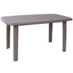 SORRENTO Τραπέζι Oval Dining Κήπου - Βεράντας, PP Απόχρωση Tortora 140x80x74cm oval - Image 4