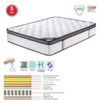 ΣΤΡΩΜΑ Mini Pocket Spring Memory Foam & Latex, Μονής Όψης Roll Pack (5) 160x200x32cm - Image 3