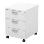 ΣΥΡΤΑΡΙΕΡΑ Τροχήλατη με 3 συρτάρια, Απόχρωση Άσπρο 40x48x56cm - Image 3