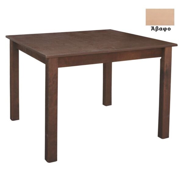 Ταβέρνας Τραπέζι Λυόμενο Οξιά - Κόντρα Πλακέ, Άβαφο 80x120x75cm - Image 3