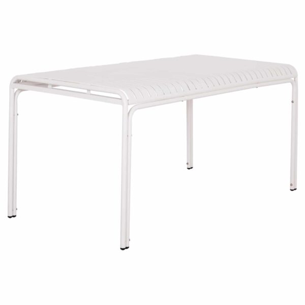 ΤΡΑΠΕΖΙ ΑΛΟΥΜΙΝΙΟΥ RACHEL HM6339.02 ΛΕΥΚΟ 150x80x75Υεκ. - Image 4