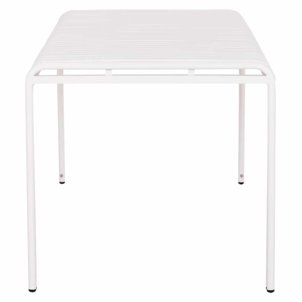 ΤΡΑΠΕΖΙ ΑΛΟΥΜΙΝΙΟΥ RACHEL HM6339.02 ΛΕΥΚΟ 150x80x75Υεκ. - Image 5