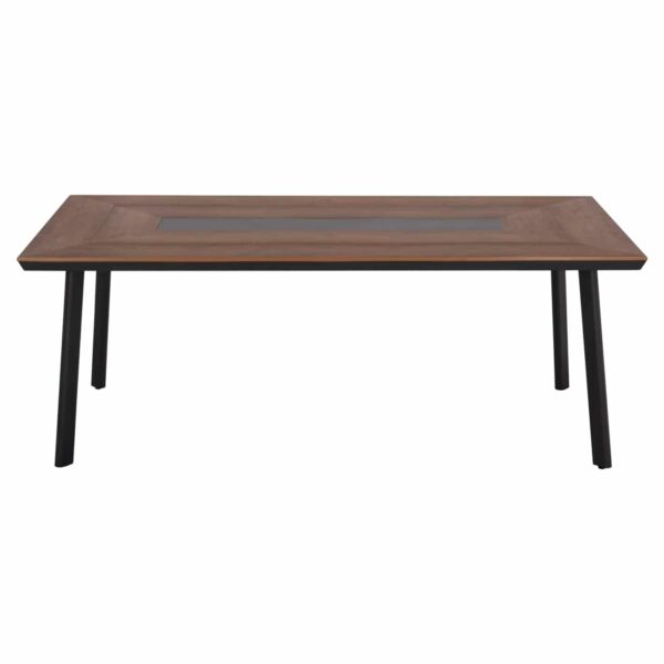 ΤΡΑΠΕΖΙ ΑΛΟΥΜΙΝΙΟΥ TABER ΜΕ POLYWOOD 200X100 ΓΚΡΙ HM5131.12 - Image 3