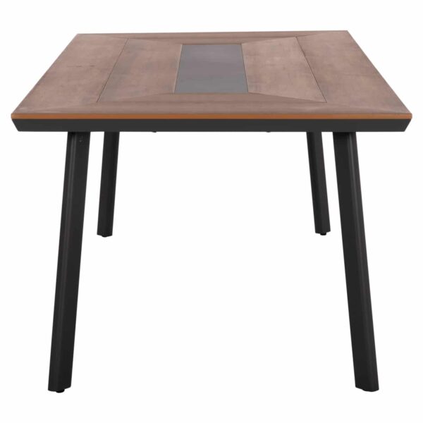 ΤΡΑΠΕΖΙ ΑΛΟΥΜΙΝΙΟΥ TABER ΜΕ POLYWOOD 200X100 ΓΚΡΙ HM5131.12 - Image 5