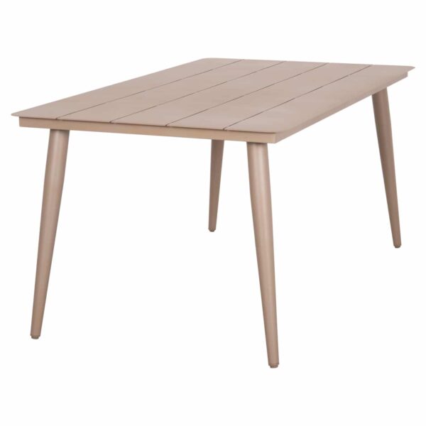 ΤΡΑΠΕΖΙ ΑΛΟΥΜΙΝΙΟΥ ΟΡΘΟΓΩΝΙΟ HIGER HM6291.04 ΚΑΠΟΥΤΣΙΝΟ 160x90x78Υεκ. - Image 4