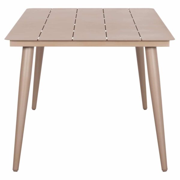 ΤΡΑΠΕΖΙ ΑΛΟΥΜΙΝΙΟΥ ΟΡΘΟΓΩΝΙΟ HIGER HM6291.04 ΚΑΠΟΥΤΣΙΝΟ 160x90x78Υεκ. - Image 5