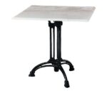 EKO Τραπέζι Τρίνυχο Μαντέμι, Μάρμαρο 70x70x74cm - Image 5