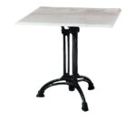 EKO Τραπέζι Τρίνυχο Μαντέμι, Μάρμαρο 70x70x74cm - Image 3