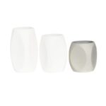 VASE-4 Βάζο Cement, Απόχρωση Beige Φ33x40cm Φ33x40cm - Image 3