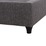 ΥΠΟΣΤΡΩΜΑ/ΚΡΕΒΑΤΙ KING-SIZE SIGGY HM21218 ΓΚΡΙ ΥΦΑΣΜΑ--ΓΙΑ 180x200εκ. - Image 5