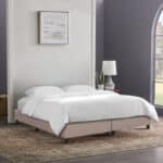 ΥΠΟΣΤΡΩΜΑ/ΚΡΕΒΑΤΙ KING-SIZE SIGGY HM21218.01 ΜΠΕΖ ΥΦΑΣΜΑ--ΓΙΑ 180x200εκ. - Image 2