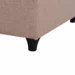 ΥΠΟΣΤΡΩΜΑ/ΚΡΕΒΑΤΙ KING-SIZE SIGGY HM21218.01 ΜΠΕΖ ΥΦΑΣΜΑ--ΓΙΑ 180x200εκ. - Image 5