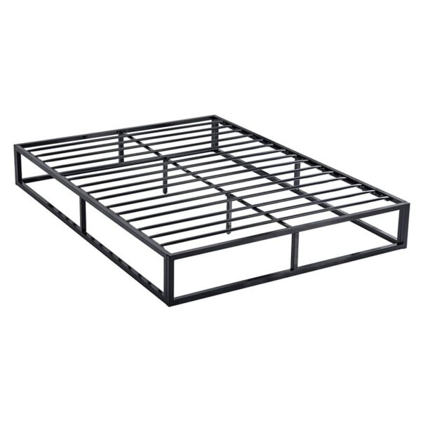 ΥΠΟΣΤΡΩΜΑ Μέταλλο Βαφή Μαύρο, με Μεταλλικές τάβλες 200x160x24 (Στρώμα 160x200)cm - Image 3