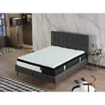 VISCO ALOE VERA ROLL PACK ΣΤΡΩΜΑ 160x200cm ΛΕΥΚΟ ΑΝΘΡΑΚΙ 200x160x31 09-1718 - Image 3