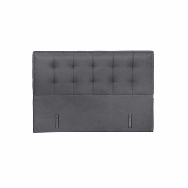 PIANO ΚΡΕΒΑΤΙ ΜΕ ΑΠΟΘΗΚ. ΧΩΡΟ (ΓΙΑ ΣΤΡΩΜΑ 160x200cm) ΓΚΡΙ 07-780 207x160x115 09-1772 - Image 5