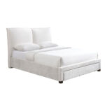 OASIS ΚΡΕΒΑΤΙ (ΓΙΑ ΣΤΡΩΜΑ 160x190cm) CREAM 217x171.5x121.7 09-2034