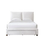 OASIS ΚΡΕΒΑΤΙ (ΓΙΑ ΣΤΡΩΜΑ 160x190cm) CREAM 217x171.5x121.7 09-2034 - Image 5