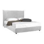 CITY ΚΡΕΒΑΤΙ (ΓΙΑ ΣΤΡΩΜΑ 160x200cm) ΛΕΥΚΟ 205x160xH110cm 09-2070