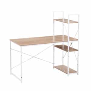 TORRE ΓΡΑΦΕΙΟ ΒΙΒΛΙΟΘΗΚΗ SONOMA ΛΕΥΚΟ 120x60x121cm 28-0230