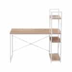 TORRE ΓΡΑΦΕΙΟ ΒΙΒΛΙΟΘΗΚΗ SONOMA ΛΕΥΚΟ 120x60x121cm 28-0230 - Image 2