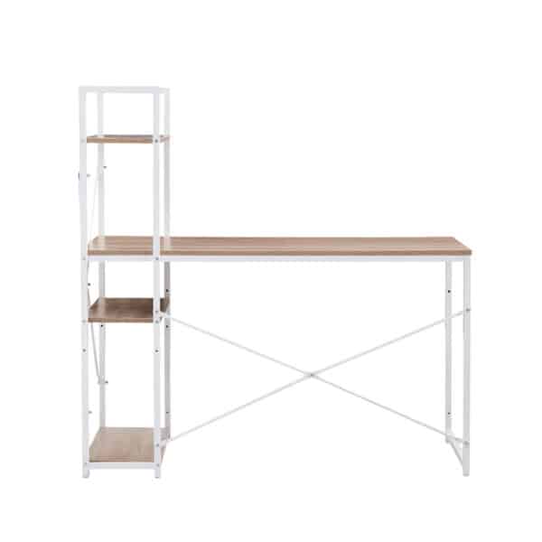 TORRE ΓΡΑΦΕΙΟ ΒΙΒΛΙΟΘΗΚΗ SONOMA ΛΕΥΚΟ 120x60x121cm 28-0230 - Image 4