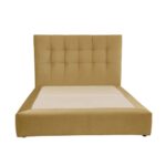 7DAYS ΚΡΕΒΑΤΙ ΧΩΡΙΣ ΑΠΟΘΗΚ. ΧΩΡΟ (ΓΙΑ ΣΤΡΩΜΑ 160x200cm) ΜΟΥΣΤΑΡΔΙ TEXAS08 161x207x122 40-0011 - Image 3