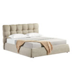 CHOCOLAT ΚΡΕΒΑΤΙ (ΓΙΑ ΣΤΡΩΜΑ 160x200cm) BEIGE 223x185x108 40-0039