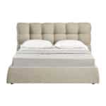 CHOCOLAT ΚΡΕΒΑΤΙ (ΓΙΑ ΣΤΡΩΜΑ 160x200cm) BEIGE 223x185x108 40-0039 - Image 2