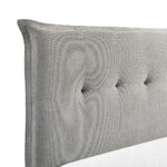 LIFE ΚΡΕΒΑΤΙ (ΓΙΑ ΣΤΡΩΜΑ 160x200cm) ΓΚΡΙ 215x171x115 40-0042 - Image 3