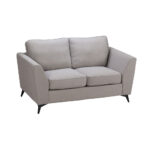 BOEL ΚΑΝΑΠΕΣ 2ΘΕΣΙΟΣ ΓΚΡΙ BERGAMO 92 160x86x92 71-0146 - Image 3