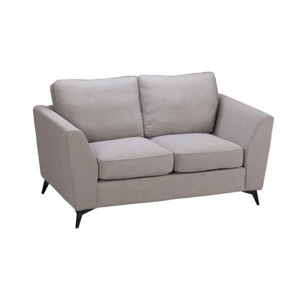 BOEL ΚΑΝΑΠΕΣ 2ΘΕΣΙΟΣ ΓΚΡΙ BERGAMO 92 160x86x92 71-0146 - Image 3