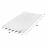 ΑΝΩΣΤΡΩΜΑ ΑΦΡΟΥ HM670.07 ΛΕΥΚΟ 90x200x5Y εκ. - Image 2