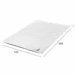 ΑΝΩΣΤΡΩΜΑ ΑΦΡΟΥ HM670.08 ΛΕΥΚΟ 120x200x5Y εκ. - Image 2