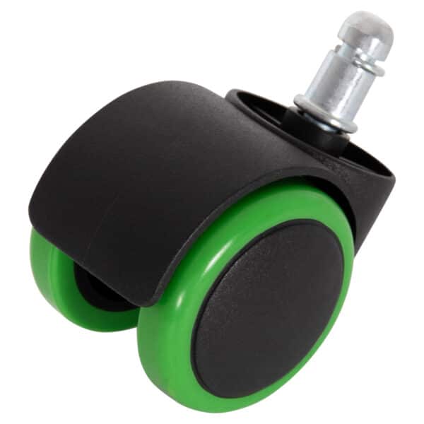 ΑΝΤΑΛΛΑΚΤΙΚΑ ΡΟΔΑΚΙΑ ΣΕΤ 5ΤΜΧ ΓΙΑ ΚΑΡΕΚΛΕΣ ΓΡΑΦΕΙΟΥ HM1203.03--ΜΑΥΡO-ΠΡΑΣΙΝΟ - Image 2