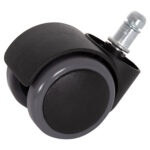 ΑΝΤΑΛΛΑΚΤΙΚΑ ΡΟΔΑΚΙΑ ΣΕΤ 5ΤΜΧ ΓΙΑ ΚΑΡΕΚΛΕΣ ΓΡΑΦΕΙΟΥ HM1203--ΜΑΥΡO-ΓΚΡΙ - Image 2