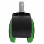 ΑΝΤΑΛΛΑΚΤΙΚΑ ΡΟΔΑΚΙΑ ΣΕΤ 5ΤΜΧ ΓΙΑ ΚΑΡΕΚΛΕΣ ΓΡΑΦΕΙΟΥ HM1203.03--ΜΑΥΡO-ΠΡΑΣΙΝΟ - Image 5