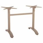 ΒΑΣΗ ΔΙΣΤΗΛΗ ΜΕ ΑΝΑΔΙΠΛΟΥΜΕΝΟΥΣ ΣΤΑΥΡΟΥΣ HM468.25 ΚΑΠΟΥΤΣΙΝΟ ΑΛΟΥΜΙΝΙΟ 78x59,5x73Υ