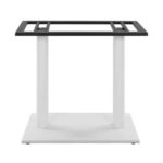 ΒΑΣΗ ΜΕΤΑΛΛΙΚΗ ΔΙΠΛΗ ΛΕΥΚΗ ΜΑΤ 80Χ40Χ72Υεκ. ΜΕ ΡΕΓΟΥΛΑΤΟΡΟΥΣ HM435.12 - Image 3